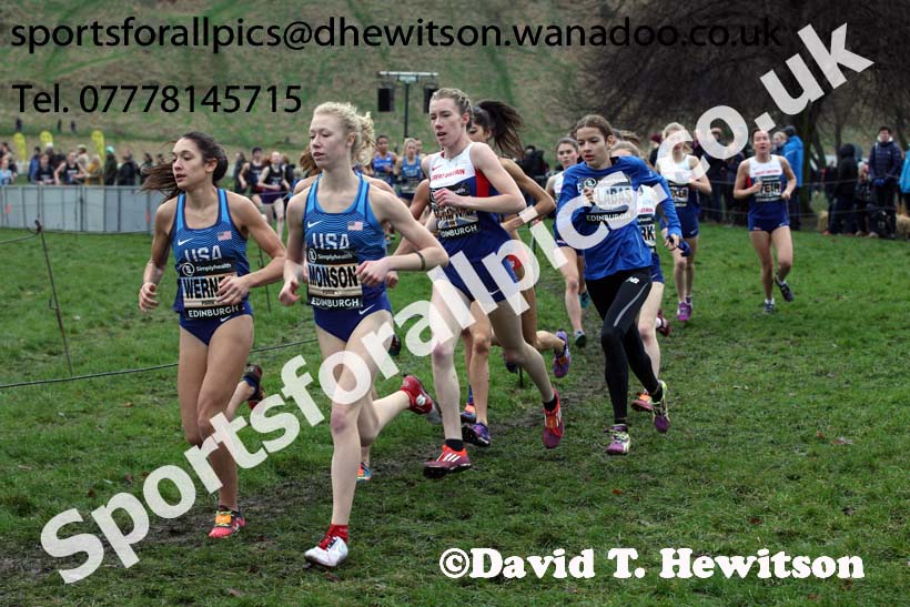Junior womens Great Edinburgh Cross Country, 2017 Great Edinburgh Cross Country. Photo: David T. Hewitson/Sports for All PIcs